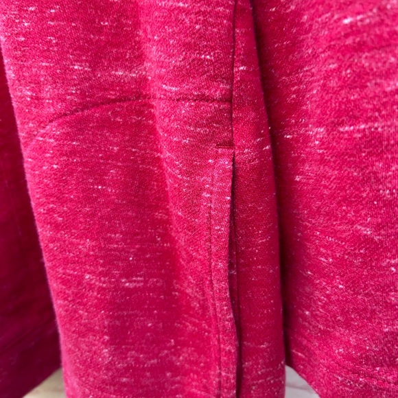 J Jill size MP space dyed red cowl neck pullover soft sweatshirt - Picture 5 of 7